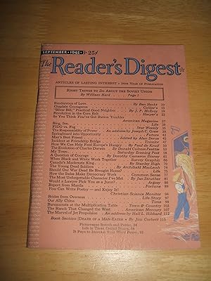The Reader's Digest for September 1945