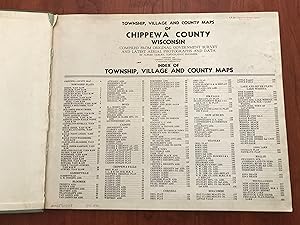 Atlas of Chippewa County, Wisconsin: Township, Village and County Maps of Chippewa County Wiscons...