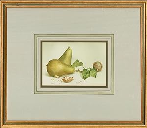 Tarn - Framed 20th Century Watercolour, Still Life of Pears