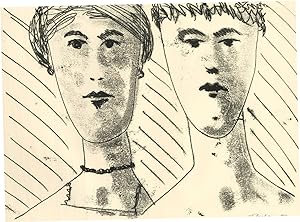 Terry Buchanan (b.1938) - 1997 Monotype, The Couple I