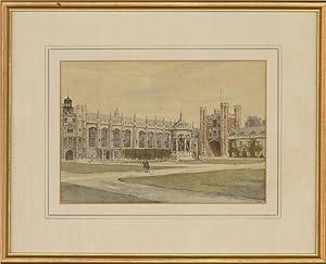Alfred Allan - 20th Century Watercolour, Trinity College, Cambridge