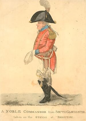 Robert Dighton (1752-1814) - 1801 Etching, A Noble Commander, South Gloucester