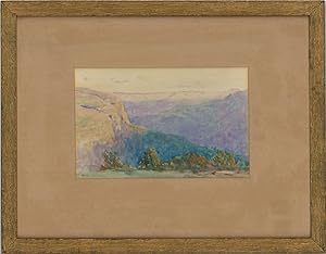 Mabel Withers (1870-1956) - Early 20th Century Watercolour, Lofty Landscape
