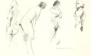 Richard J.S. Young - 20th Century Graphite Drawing, Life Studies