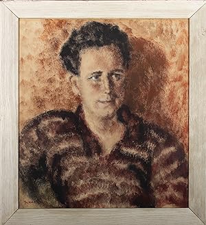Margaret Fisher Prout (1875â"1963) - Early 20thC Watercolour, Portrait In Brown