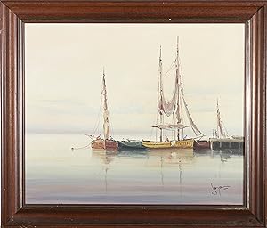 Signed Mid 20th Century Oil - The Early Morning