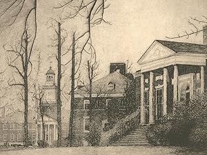 Don Swann (1889-1954) - Signed Early 20th Century Etching, Hopkins University