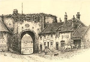 R.B.E Woodhouse - Early 20th Century Etching, The Landgate, Rye