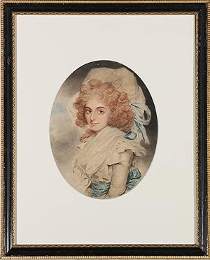 After John Downman - 1794 Watercolour, Sarah Siddons (nÃ e. Kemble)