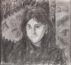 Jane Bond RP NEAC - 20th Century Charcoal Drawing, Tonal Portrait