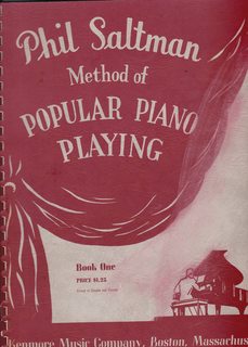 Phil Saltman Method of Popular Piano Playing Book One (4th Edition)