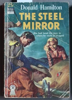 The STEEL MIRROR . (DELL Mapback Book #473 ) Source for the Film / Movie "Five Steps to Danger" s...