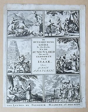 [Antique title page, 1694] De huyshoudinge Gods in s?n kerke, na de sundvloed tot aan de geboorte...