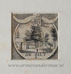 [Bookplate, etching and engraving] De Bilt, published ca. 1750, 1 p.