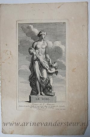 [Antique print, etching and engraving] Le Midi, published ca. 1708-1733, 1 p.