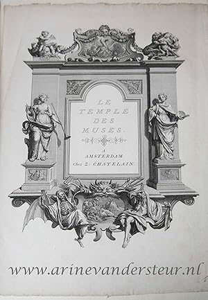 Antique title page | Le Temple des Muses, published 1732-1733, 1 p.