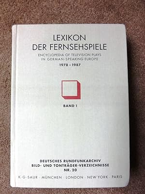 Klunder, Achim: Lexikon Der Fernsehspiele / Encyclopedia of Television Plays in German Speaking E...