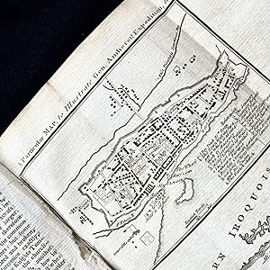 1760 French & Indian War Detailed John Gibson Map of Montreal, Canada: Amherst Expedition