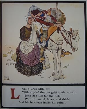 1908 British Children's Illustration, Lorn Little Lass - Dulac