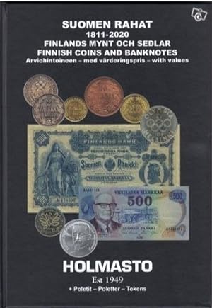 Suomen rahat 1811-2020 arviohintoineen, poletit : Finlands mynt och sedlar med värderingspris, po...