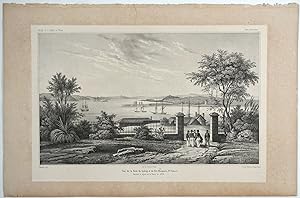 Vue de la Rade de Sydney et du Fort Macquarie, Nlle Hollande pendant le sejour de la Venus en 1838