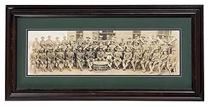 Panoramic Photograph of the 317th Engineer's Band at Camp Sherman, Ohio, May 15, 1918