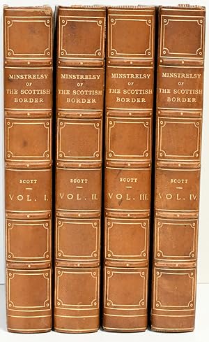 [FINE BINDINGS] [BALLADS] SIR WALTER SCOTT'S MINSTRELSY OF THE SCOTTISH BORDER. [4 Volumes]