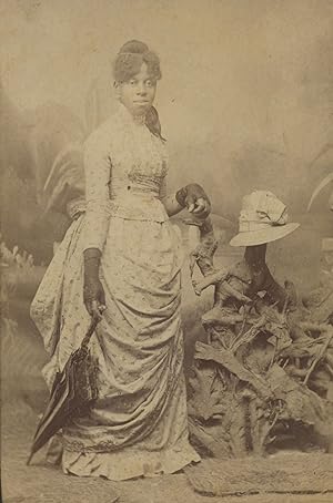Cabinet Card Photograph of an African-American Woman, c. 1880s- 1890s