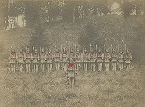 Group Photograph of a Fraternal Organization, Likely the Improved Order of Red Men, c. 1910