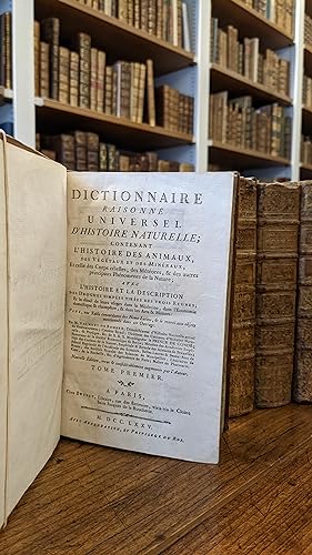 Dictionnaire raisonné universel d'histoire naturelle . Nouvelle édition, revue & considérablement...