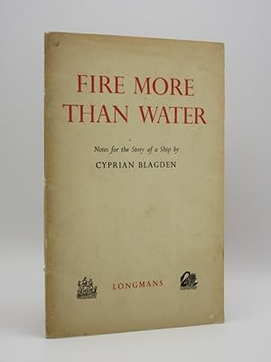 Fire More Than Water [SIGNED]