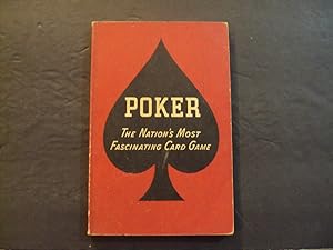 Poker The Nation's Most Fascinating Card Game pb U.S. Card Playing Co 1st Print 1st ed 1941