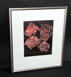ROSE WINDOW, a Woodcut Signed, Dated 1969