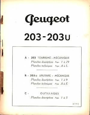 Peugeot 203-203u revue technique - Collectif