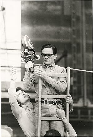Salo, or the 120 Days of Sodom (Original photograph of Pier Paolo Pasolini on the set of the 1975...