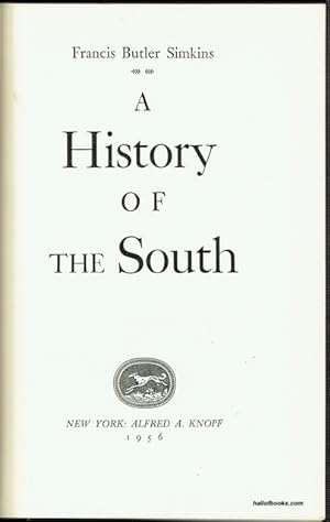 A History Of The South