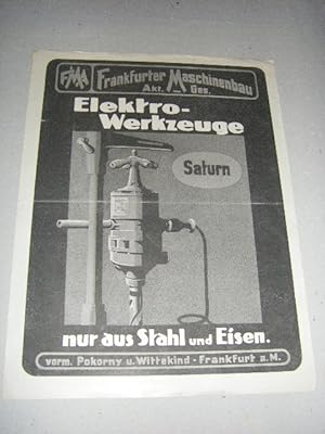 FMA Elektro-Werkzeuge nur aus Stahl und Eisen