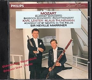 Mozart: Clarinet Concerto - Bassoon Concerto - Fagottkonzert * Sir Neville Marriner
