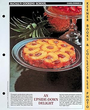 McCall's Cooking School Recipe Card: Cakes, Cookies 13 - Old-Fashioned Pineapple Upside-Down Cake...