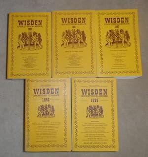 1996 - 1999 Wisdens, Linen Set (Set of 4)-Free P&P-9/10s