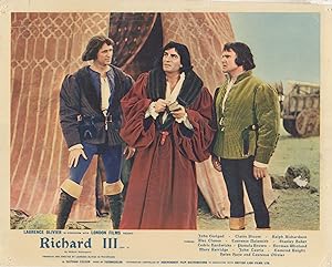 Ralph Richardson in Richard III Shakespeare Film Lobby Cinema Card