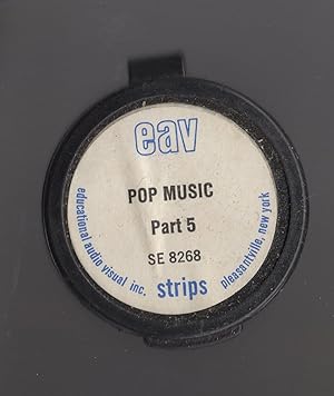 Pop Music Groups Vintage 1960s Film Strip Cylinder Boxed