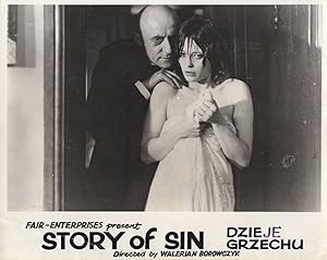 The Story Of Sin Polish 1975 Cannes Film Rare Lobby Card