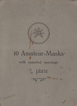 10 Old Amateur Photography Masks Photo Camera Plate Set