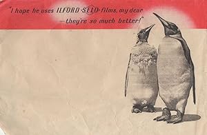 Penguin Old Ilford Camera Film Photo Holder Chemists Enveleope