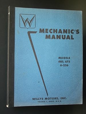 Mechanic' Manual Models 685, 675, 6-226