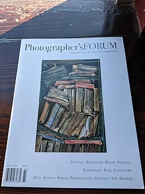 Photographer's Forum: Magazine for the Emerging Professional, Winter 2008 (Rosamond Wolff Purcell...