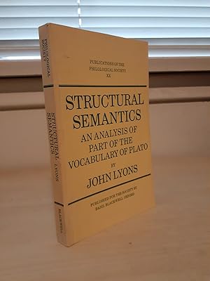 Structural Semantics: An Analysis of Part of the Vocabulary of Plato