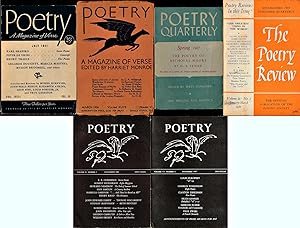 Poetry: A Magazine of Verse [with Quarterly & Review] (Vintage Magazines, 6 issues)