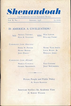 Shenandoah: The Washington and Lee University Review (Vintage Magazine)